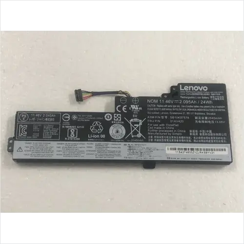 ảnh đại diện của PIN LENOVO T470 01AV489 (ZIN) - 3 CELL *GẮN TRONG* - Lenovo Thinkpad T470 T480