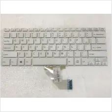 Ảnh sản phẩm Bàn phím SONY SVF142 TRẮNG CÁP CONG - Cáp giữa cong sang trái. SVF14E, SVF142, SVF143..