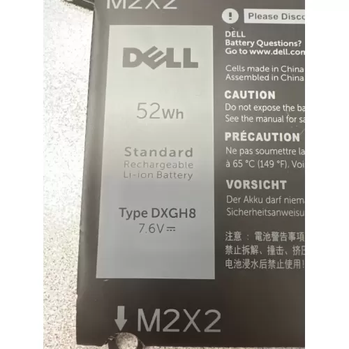 Hình ảnh thực tế thứ   5 của   Pin Dell I7490 Zin
