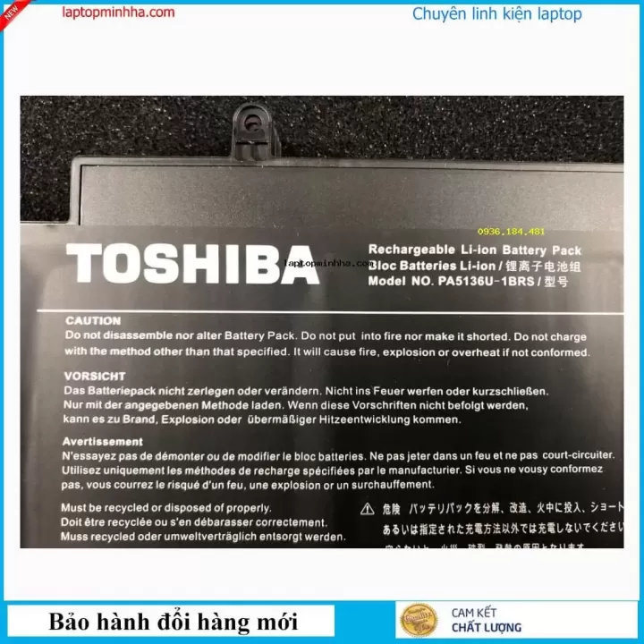  ảnh phóng to thứ   4 của   Pin Toshiba Z30-AK03S Zin