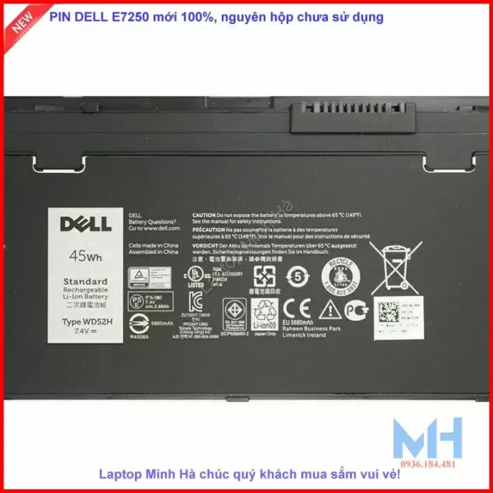  ảnh phóng to thứ   3 của   Pin Dell E7240 Zin
