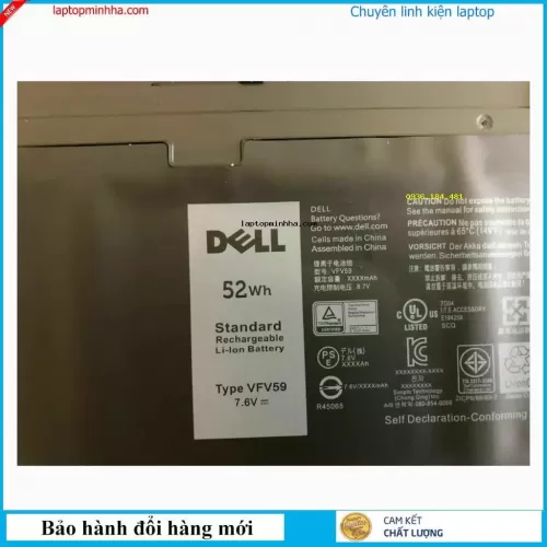 Hình ảnh thực tế thứ   1 của   Pin Dell 0KWFFN Zin