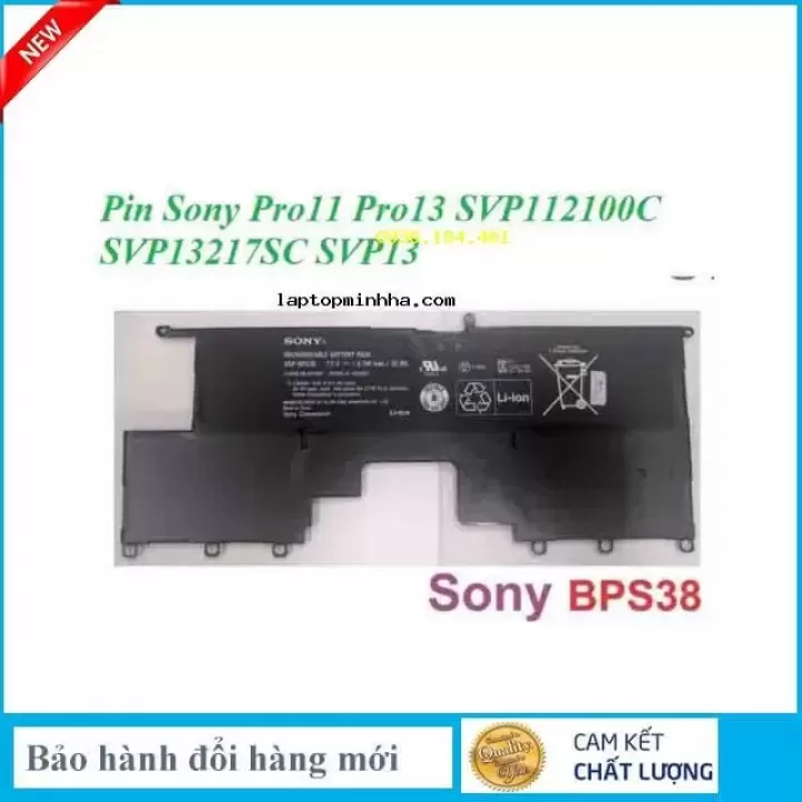  ảnh phóng to thứ   1 của   Pin Sony VGP-BPSE38 Zin