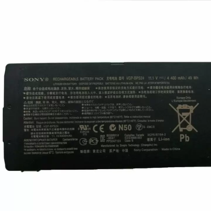  ảnh phóng to thứ   2 của   Pin Sony VPC-SB16FF