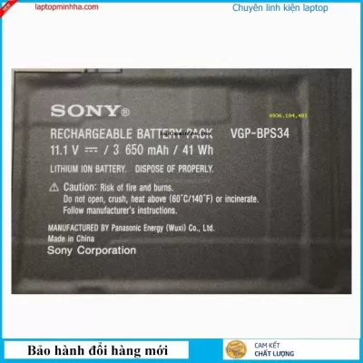 ảnh đại diện của  Pin laptop Sony Vaio SVF15A1ACXS