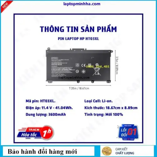 Hình ảnh thực tế thứ   5 của   Pin HP 14-CE