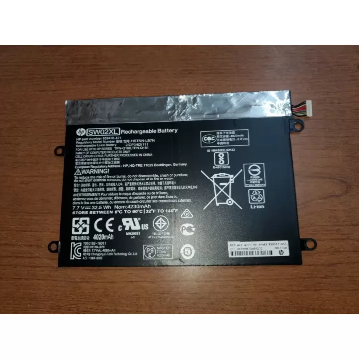  ảnh phóng to thứ   5 của   Pin HP Notebook X2 10-P010NR
