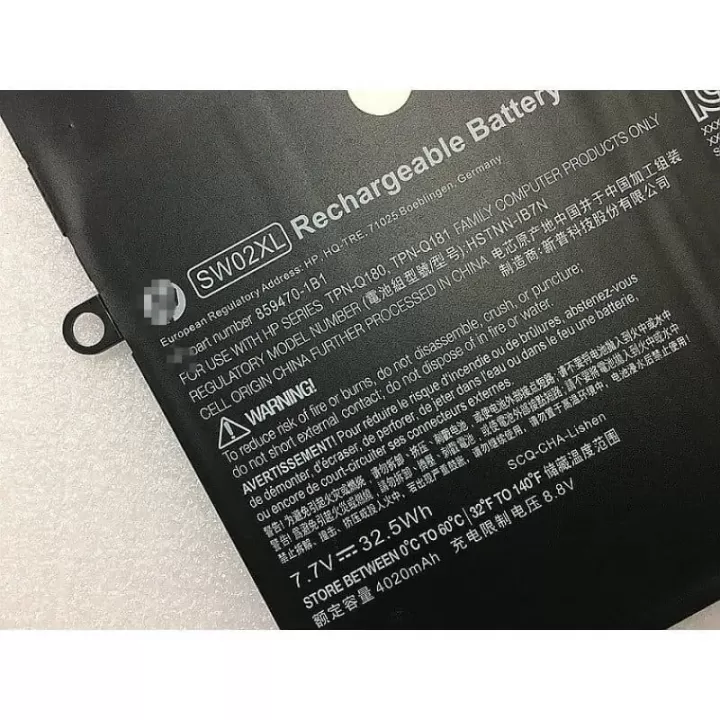  ảnh phóng to thứ   3 của   Pin HP Notebook X2 10-P057NA
