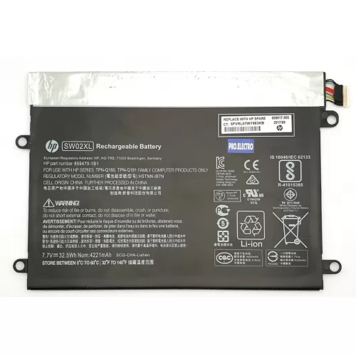 Hình ảnh thực tế thứ   5 của   Pin HP Notebook X2 10-N000