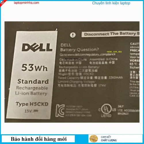 ảnh đại diện của  Pin laptop Dell JK6Y6