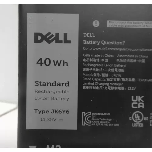  ảnh thu nhỏ thứ 1 của  Pin Dell 5502