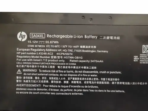 Hình ảnh thực tế thứ   3 của   Pin HP X360 15-DR1076NR