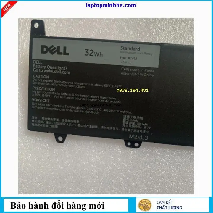  ảnh phóng to thứ   1 của   Pin Dell 11 3164