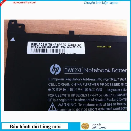 Hình ảnh thực tế thứ   5 của   Pin HP X2 11-G001TU Tablet