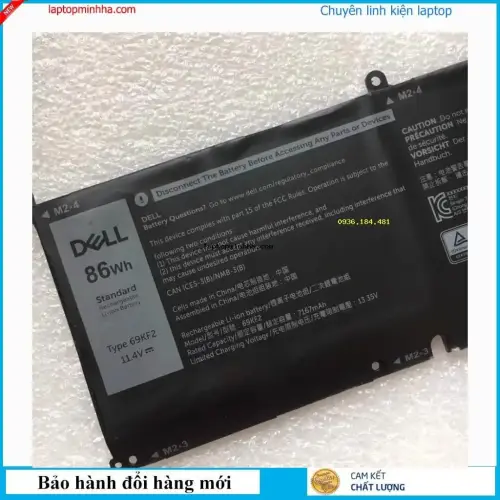 ảnh đại diện của Pin laptop Dell P8P1P