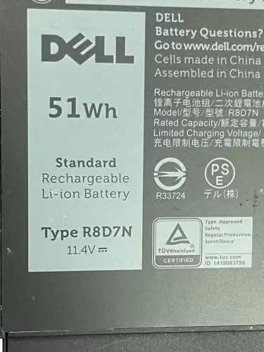 Hình ảnh thực tế thứ   3 của   Pin Dell 0W8GMW