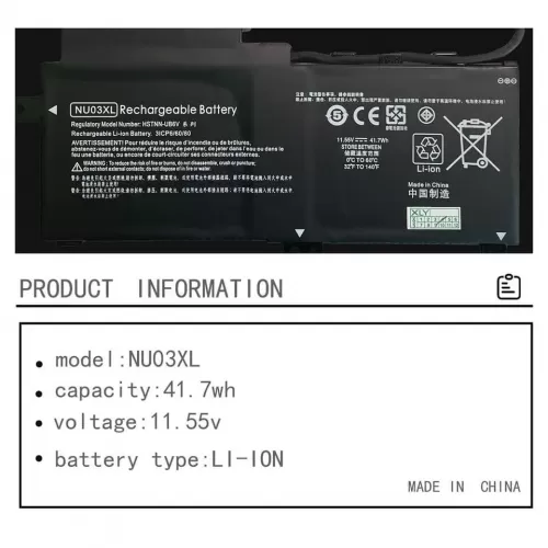 Hình ảnh thực tế thứ   2 của   Pin HP NU03XL