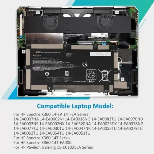 Hình ảnh thực tế thứ   5 của   Pin HP X360 Convertible 14-EA0704NW