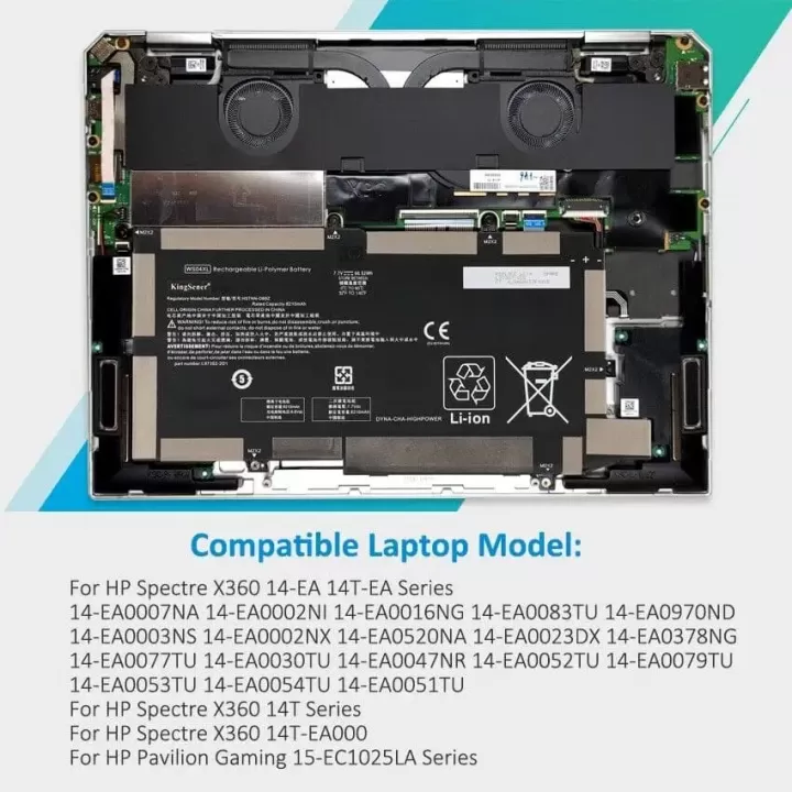  ảnh phóng to thứ   4 của   Pin HP X360 Convertible 14-EA0927NZ