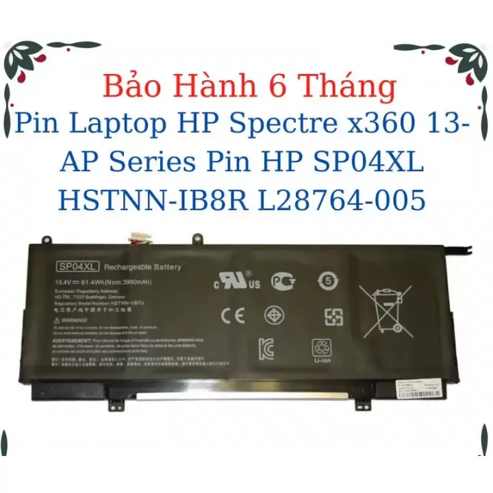  ảnh phóng to thứ   2 của   Pin HP SP04XL