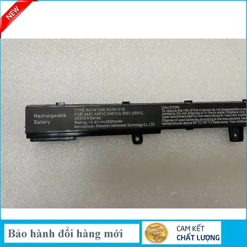 Hình ảnh thực tế thứ 2 của  Pin Asus YU12008-13007D