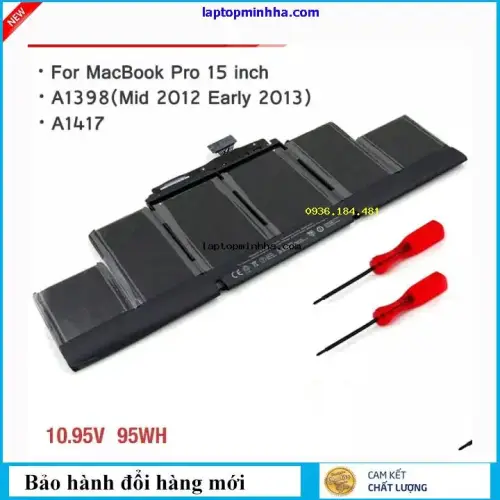 Hình ảnh thực tế thứ 1 của  Pin Macbook MC975