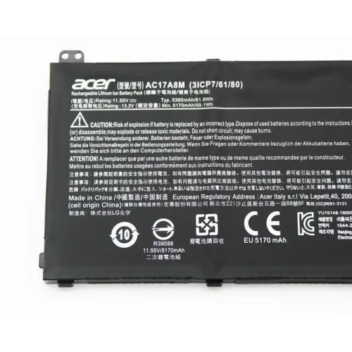 Hình ảnh thực tế thứ   4 của   Pin Acer X3 TMX314-51