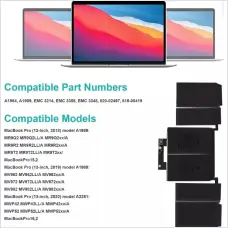 Ảnh sản phẩm Pin macbook Pro Core I7 2.7G 13 inch TOUCH BAR A1989 Mid-2018, Pin macbook Pro Core I7 2.7G 13 inch ..