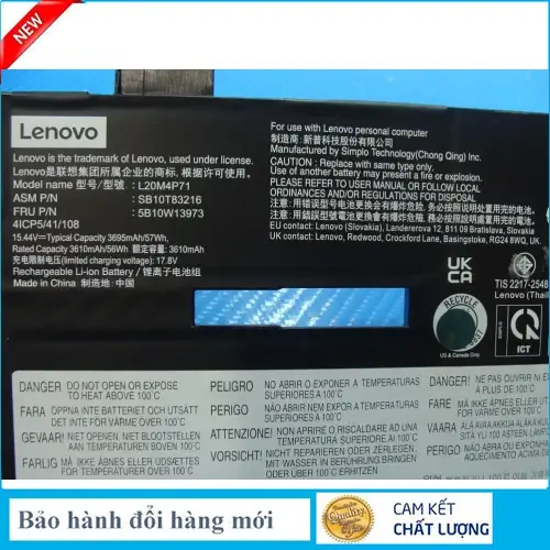 Hình ảnh thực tế thứ 4 của  Pin Lenovo 20XW006JAT