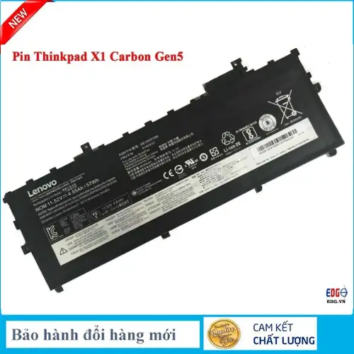 Hình ảnh thực tế thứ 3 của  Pin Lenovo X1 CARBON 2017