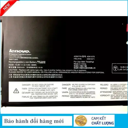 ảnh đại diện của Pin laptop Lenovo ThinkPad X1 Carbon 3448