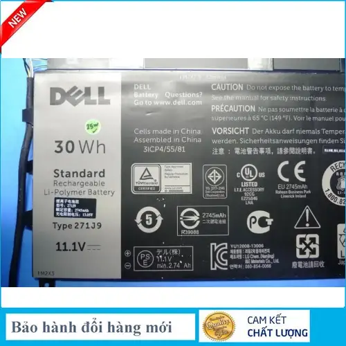 Hình ảnh thực tế thứ 3 của  Pin Dell 7350