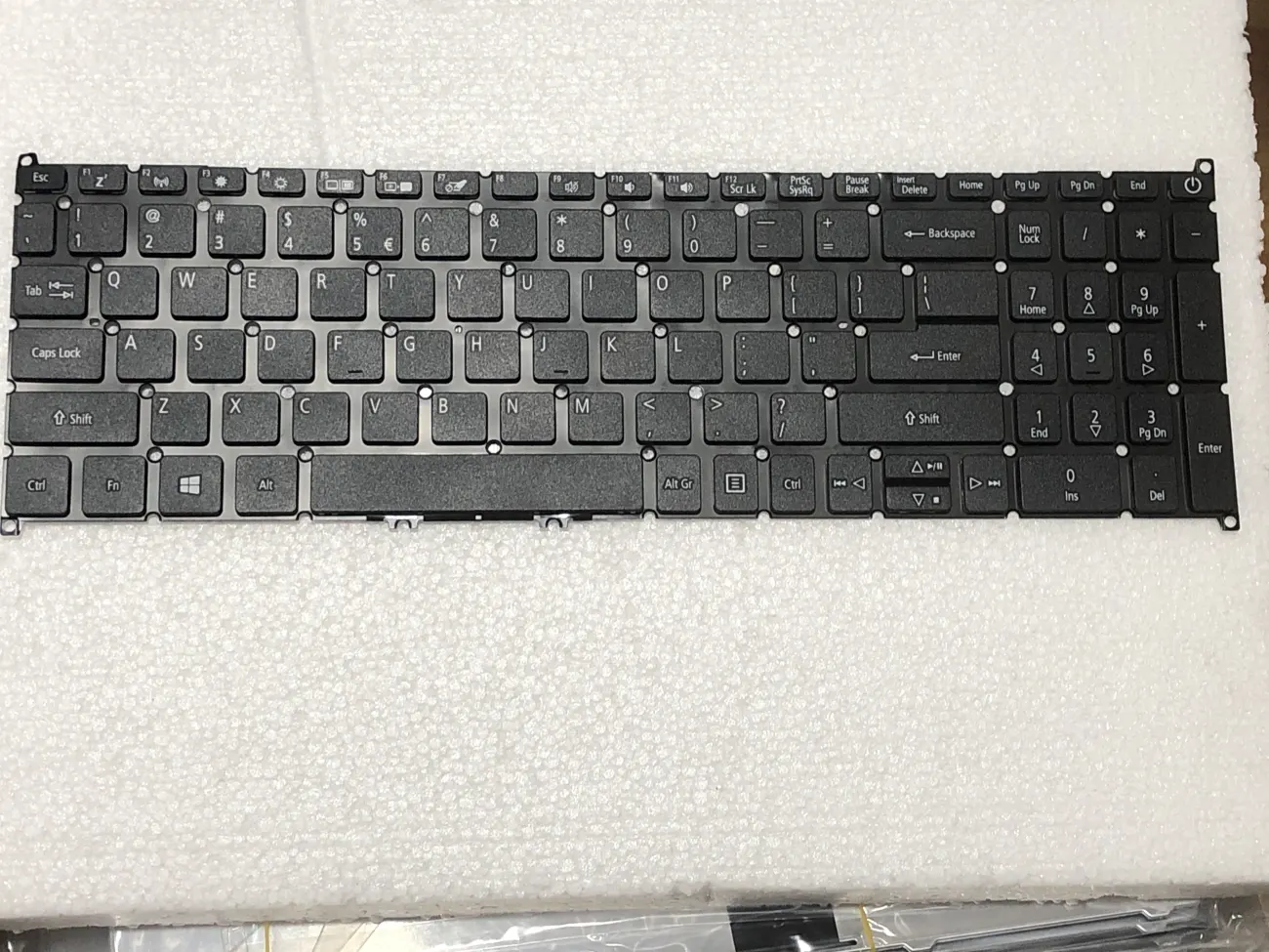Bàn phím Acer Aspire 3 A317-32, A317-33, A317-51, A317-52 ZIN, Aspire 7 A715-41, A715-42, A715-74, A715-75, S50-40 mặt trước