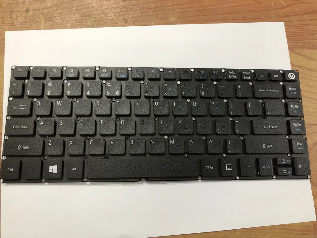 Bàn phím ACER E5-473 ĐEN (ZIN) =>Aspire E5-473, E5-475, ES1-432 E5-476, Swift 3 SF314-51 mặt trước