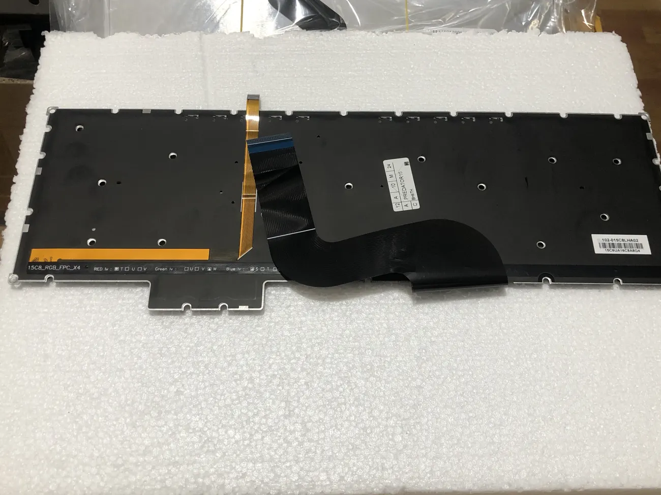 Bàn phím ACER PREDATOR 15 (CÓ ĐÈN) - Predator 15 17 G9-591, G9-592, G9-593, G9-791, G9-792, G9-793 mặt trước