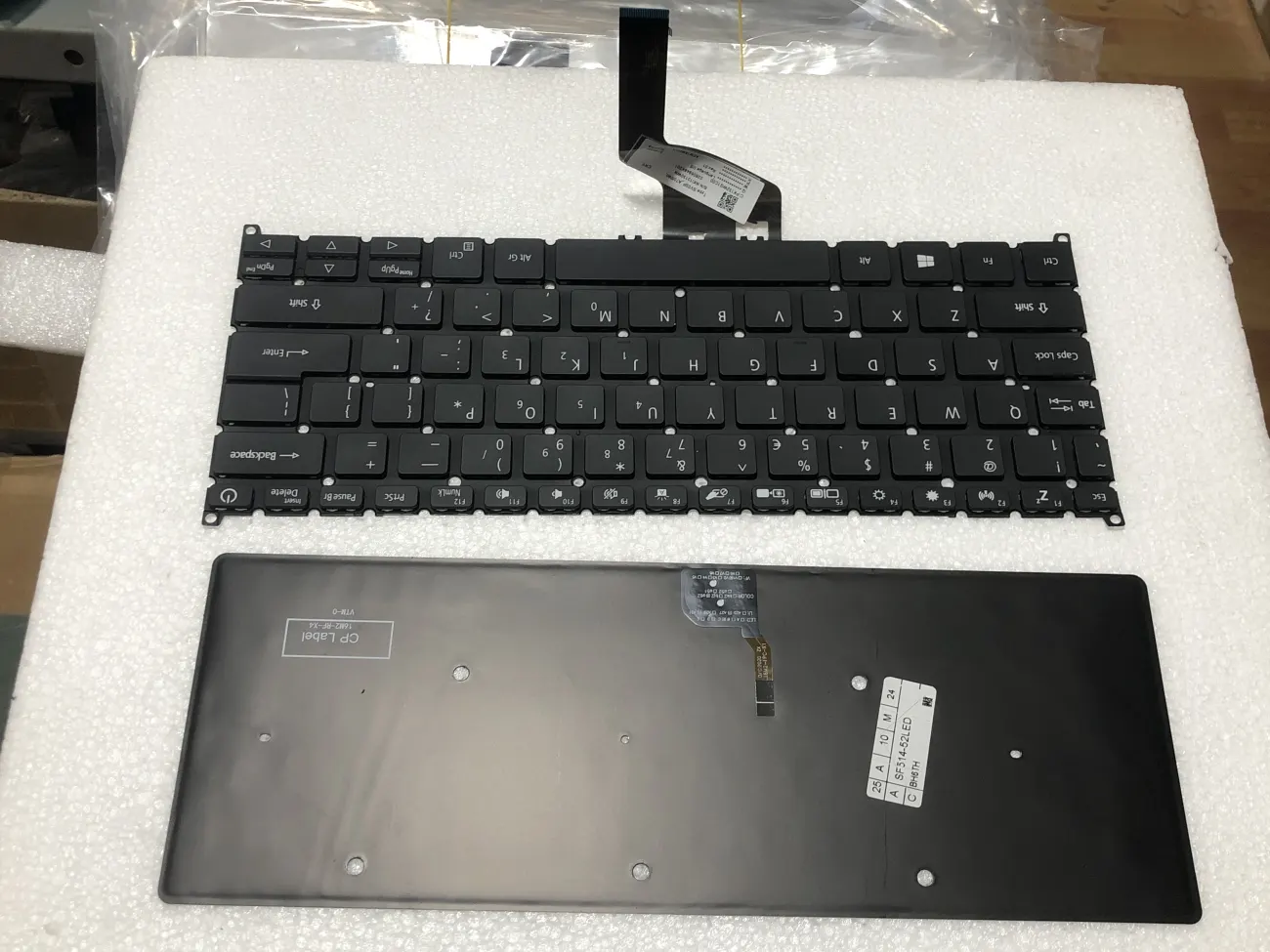 Bàn phím ACER SF514-52 (CÓ ĐÈN) - Acer Swift 3 SF314-42, SF314-57, N19C4 N19H4, Swift 5 SF514-51, SF514-52, SF514-53, SF514-54, SF314-56 SF314-57, SF515-51, SF515-52, N17W3 mặt trước
