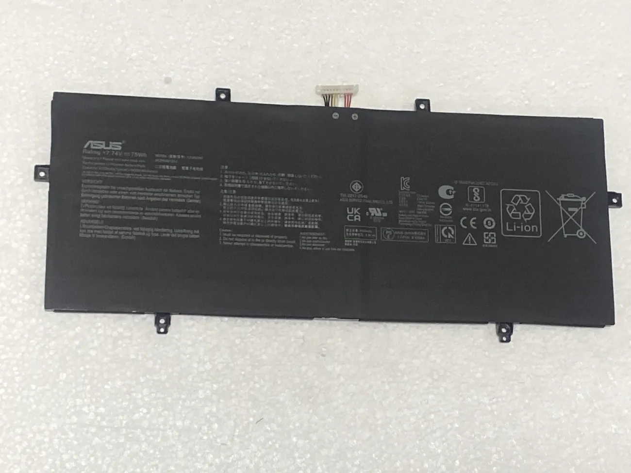 PIN ASUS ZENBOOK 14 UX3402 C22N2107 (ZIN) - 4 CELL - Asus ZenBook 14 OLED UX3402 UX3402V UX3402Q UX3402Z UM3402 UM3402Y UP3402Y BM3402 BM3402Y, Asus ZenBook 14 Q409ZA, C22N2107 mặt trước