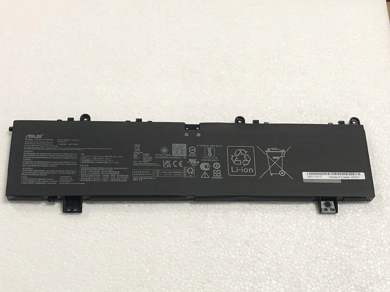 PIN ASUS ROG DUO 16 GX650 C41N2103 (ZIN) - 4 CELL - Asus ROG Zephyrus Duo 16 GX650 GX650R GX650RX GX650RS GX650RW Series, C41N2103 mặt trước