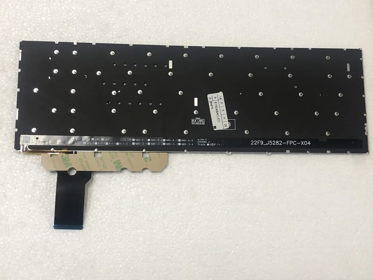 PHÍM ASUS K3605 ( BẠC LED ) K3605ZV K3605VC K3504 M3504 S3504 E1504 M3605 mặt sau