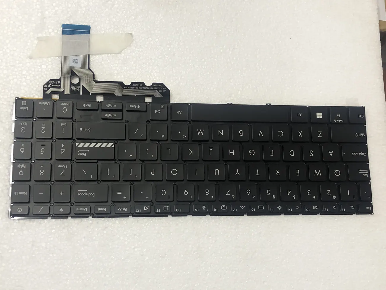 PHÍM ASUS K3605 ( ĐEN LED ) K3605ZV K3605VC K3504 M3504 S3504 E1504 M3605 mặt trước
