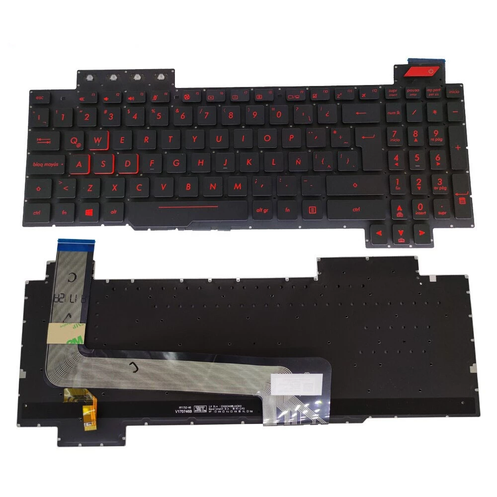 Bàn phím ASUS FX503 (CÓ ĐÈN, ) =>ROG FX503V FX503VD mặt sau
