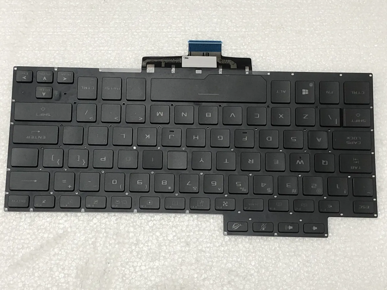 Bàn phím laptop Asus ROG Zephyrus G14, G14 GA401 GA401Q GA401I GA401Q GA401U, CÓ ĐÈN) mặt trước