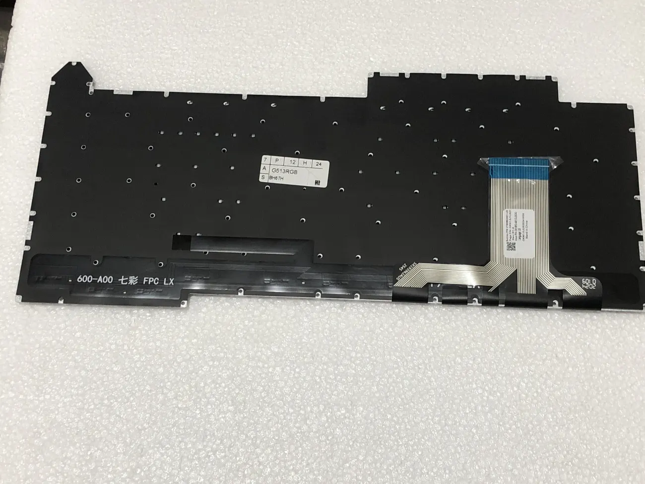 Bàn phím ASUS ROG G513 (LED RGB, BH 6TH) *cáp led 7 màu* Asus ROG Strix G15 G513 G513RW G513RC G513RM G513QR G513QE G513IM G513IE G513IC mặt sau