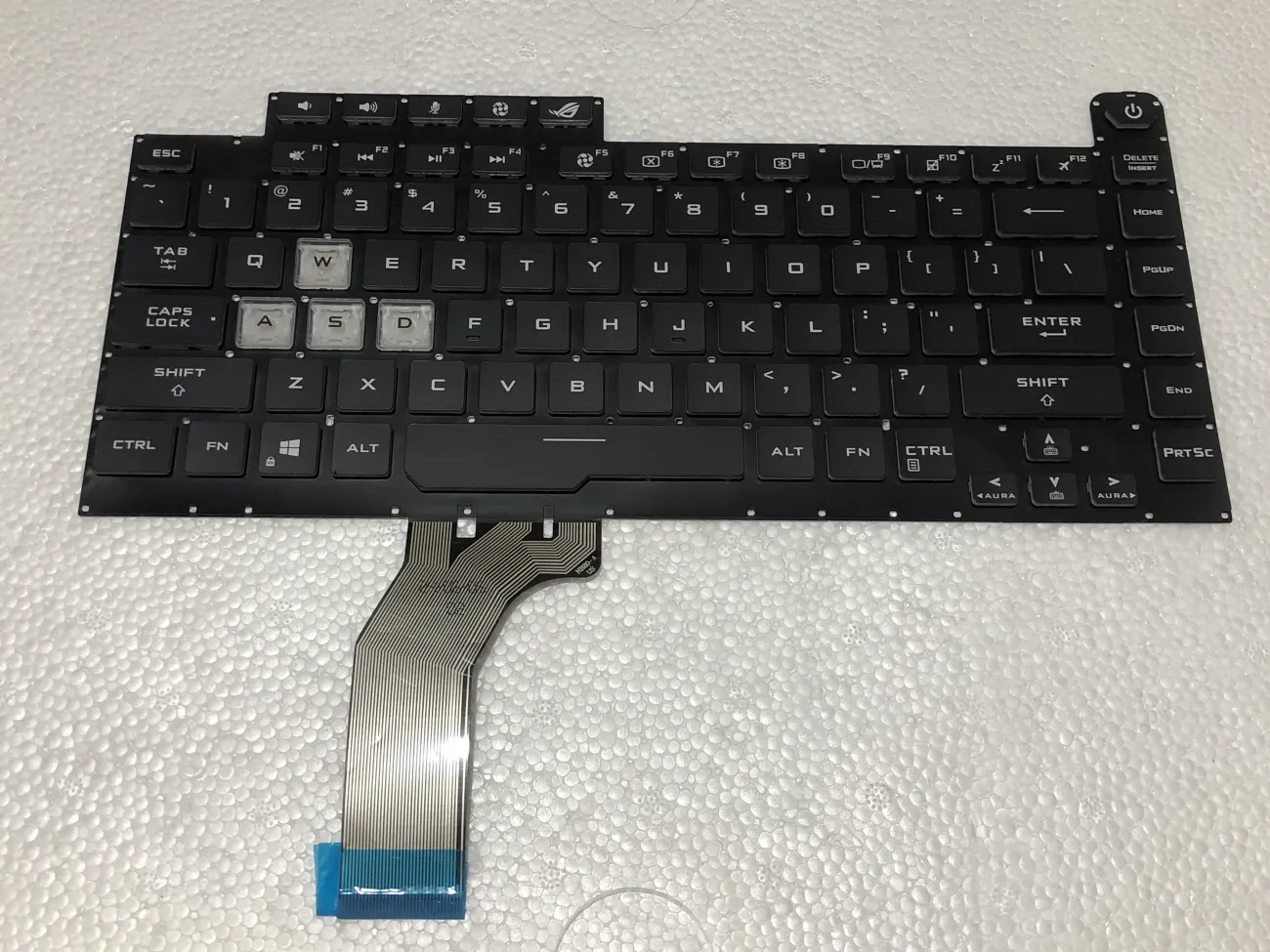 Bàn phím ASUS ROG G531 (LED THƯỜNG, ) *CÁP LED DẸP 8 CHÂN* =>Asus ROG Strix Scar III G G531 GL531 GL531G G512 G512L mặt trước