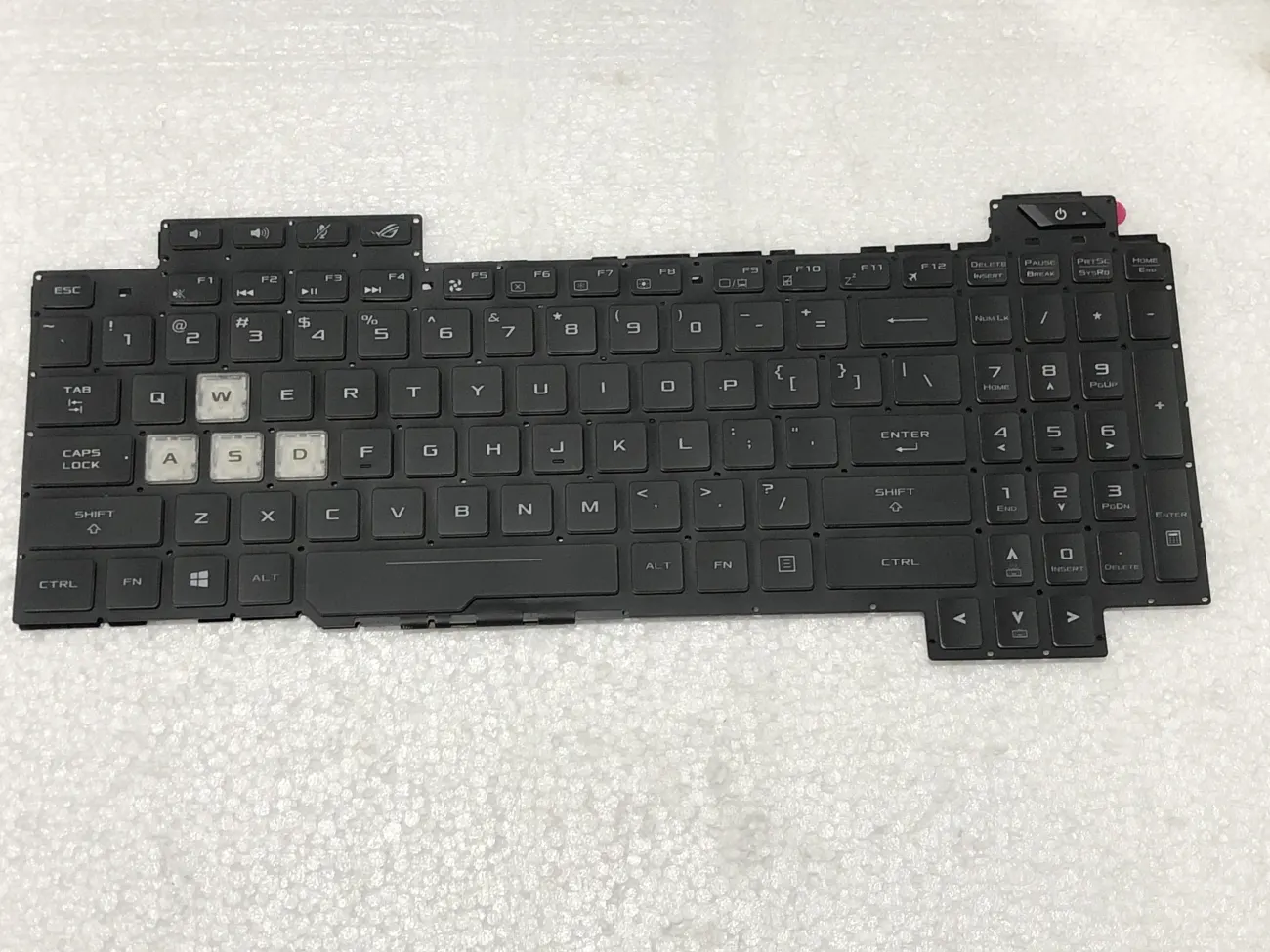 Bàn phím ASUS GL504 (CÓ ĐÈN, ) =>Asus ROG Strix GL504G GL504GM GL504V GL504GS GL504GV mặt trước