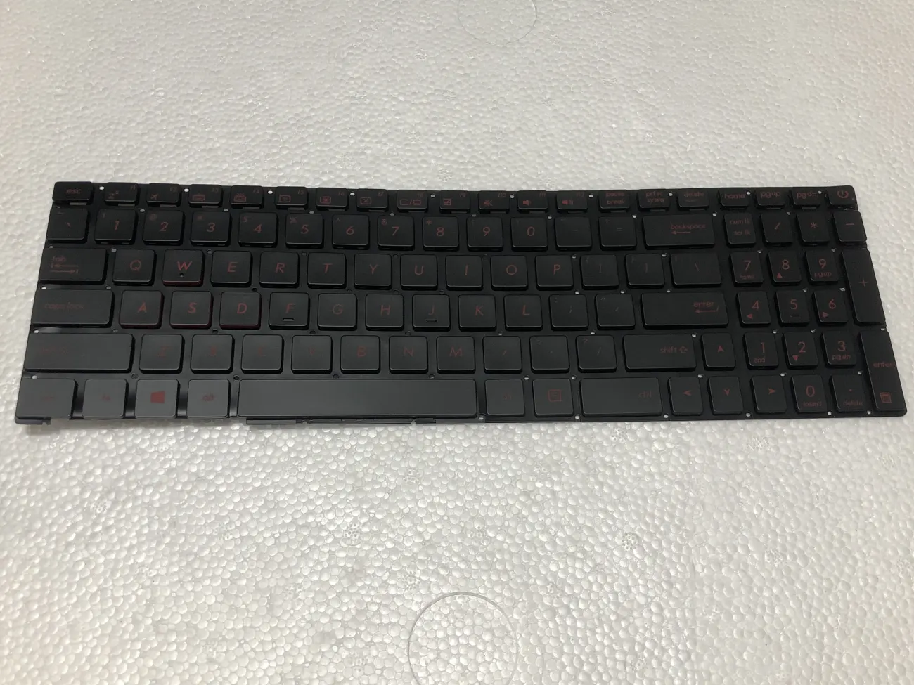 Bàn phím Asus ROG GL752 ĐEN CÓ ĐÈN GL752V GL752VL GL752VW GL752VWM cáp ngắn hơn GL552 mặt trước