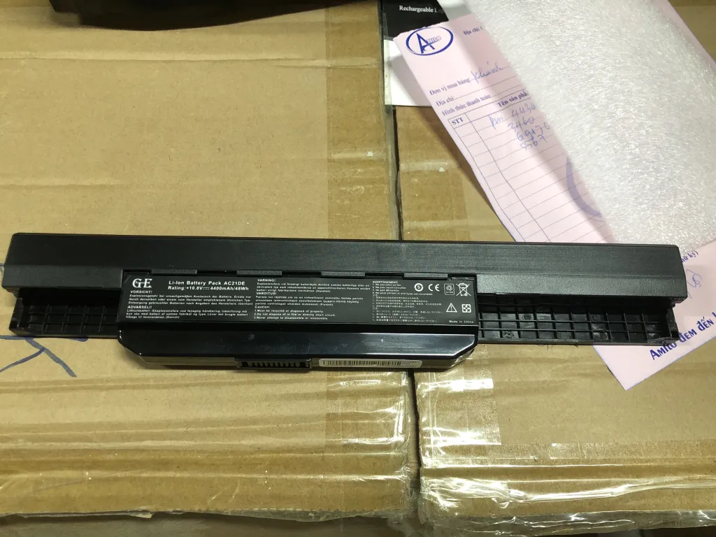 Pin ASUS K53 OEM mặt trước