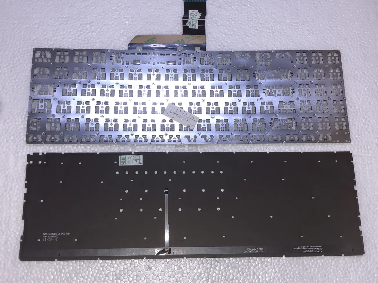 Bàn phím ASUS M3500  ĐEN LED M7600 M6500 K6500 K3500 K3502 X3500 mặt sau