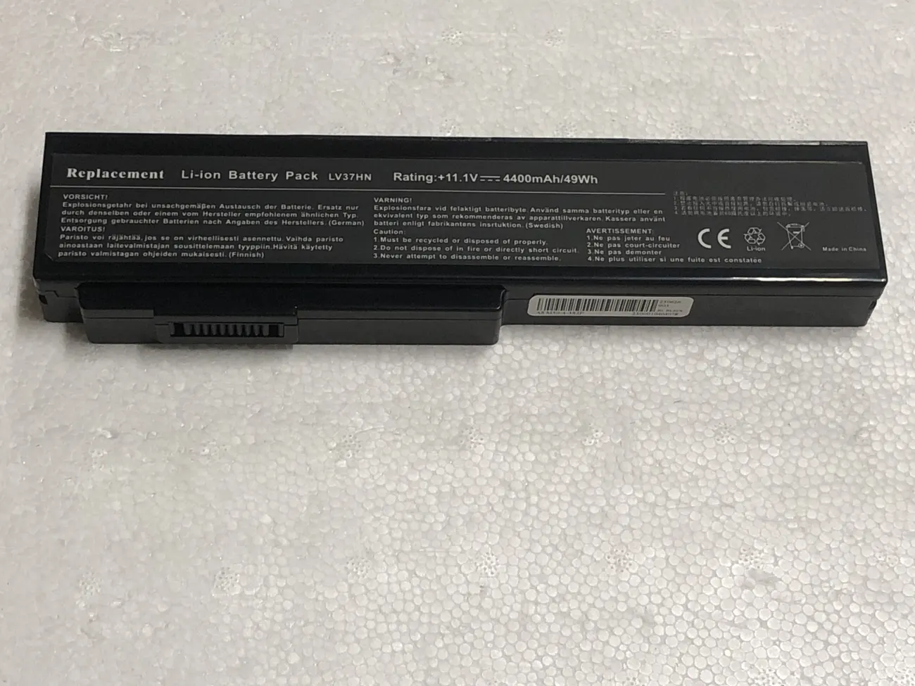 Pin Asus  M50 OEM mặt trước