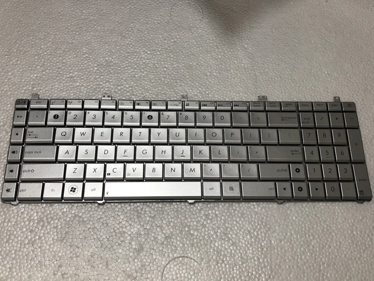 Bàn phím ASUS N55S (BẠC) - Asus N55 N55S N55X N57 N75 N75S N75SL mặt trước